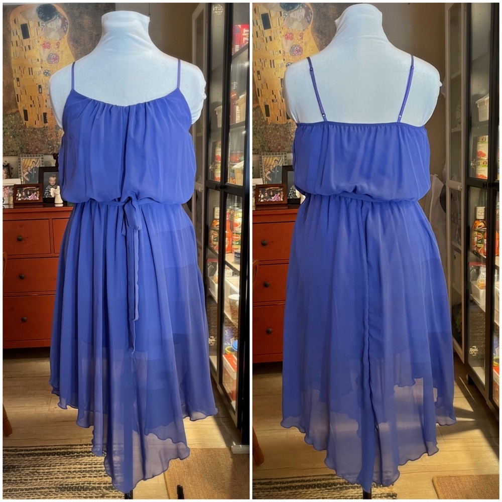 Poetry Asymmetrical Dress~ Blue